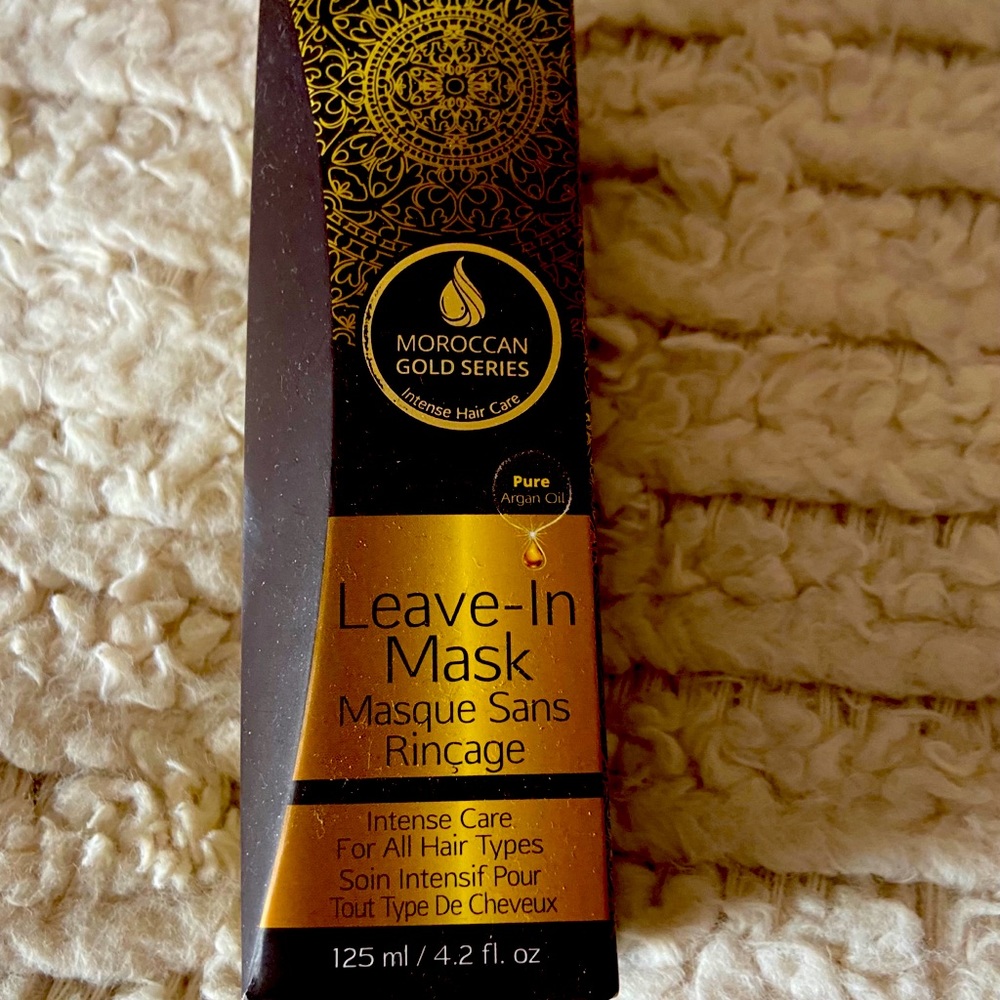 BRAND NEW Moroccan Gold Leave-In Mask for all hair